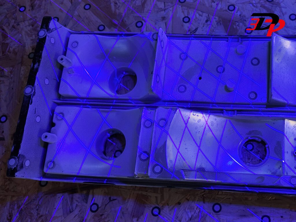 Ferrari Testarossa / 512 TR Rückleuchte  Rekonstruktion 3d scan
