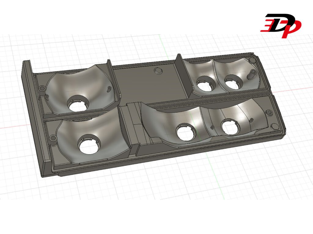 Ferrari Testarossa / 512 TR Rückleuchte  Rekonstruktion CAD